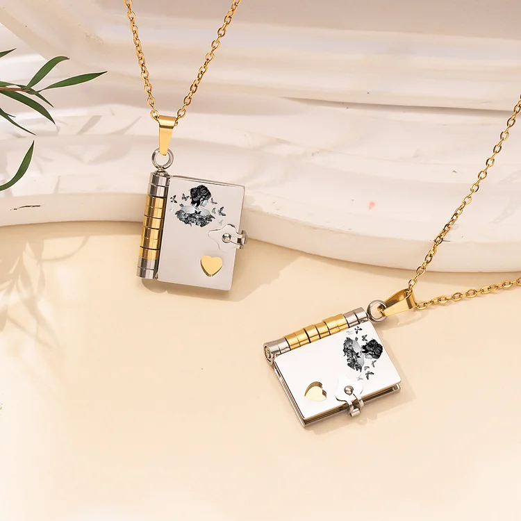 For Daughter - I'm The Storm Book Necklace