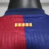 2024/2025 Long Sleeve Player Version Barcelona Home Football Shirt 1:1 Thai Quality