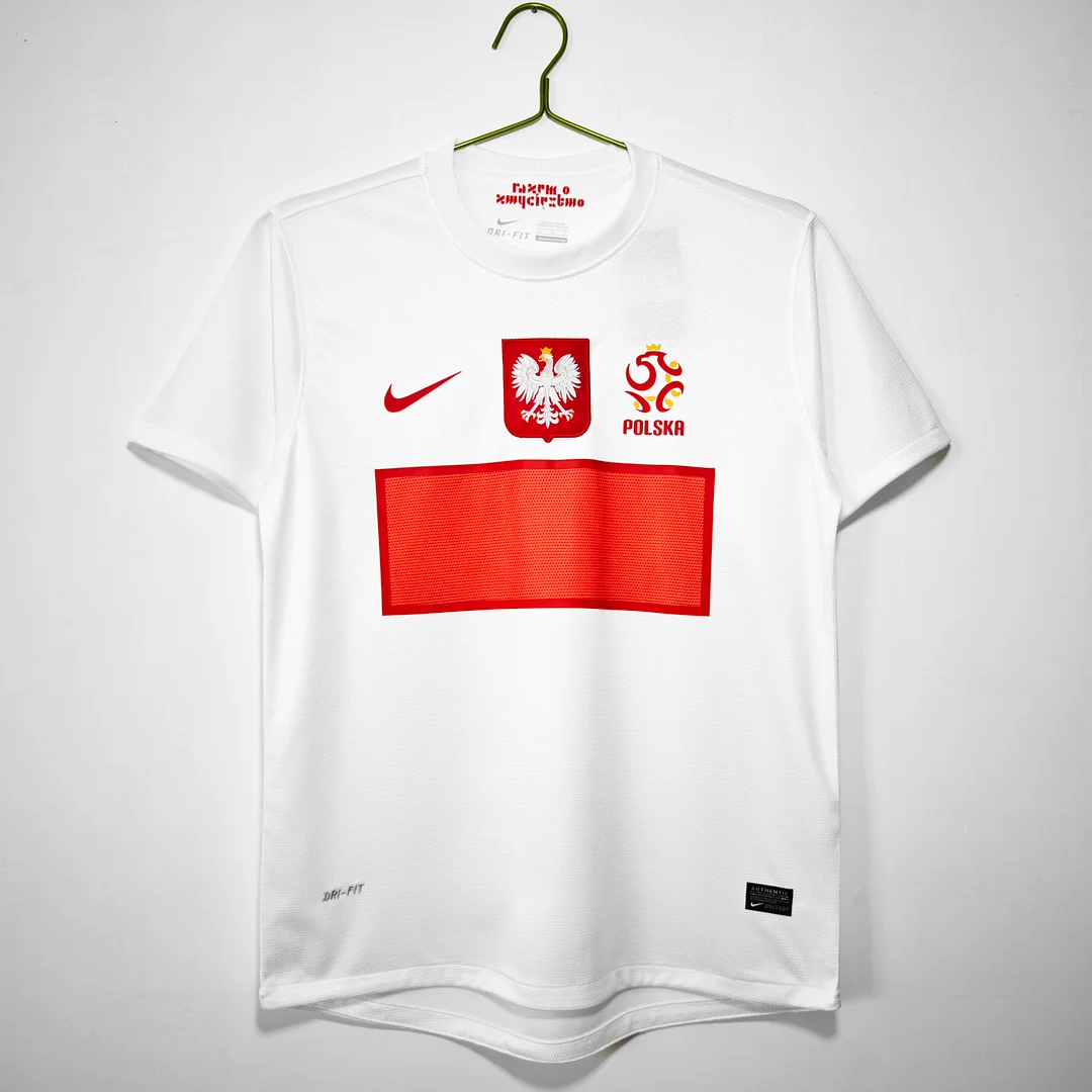 Retro 2012 Poland Home Football T-Shirt Thai Quality