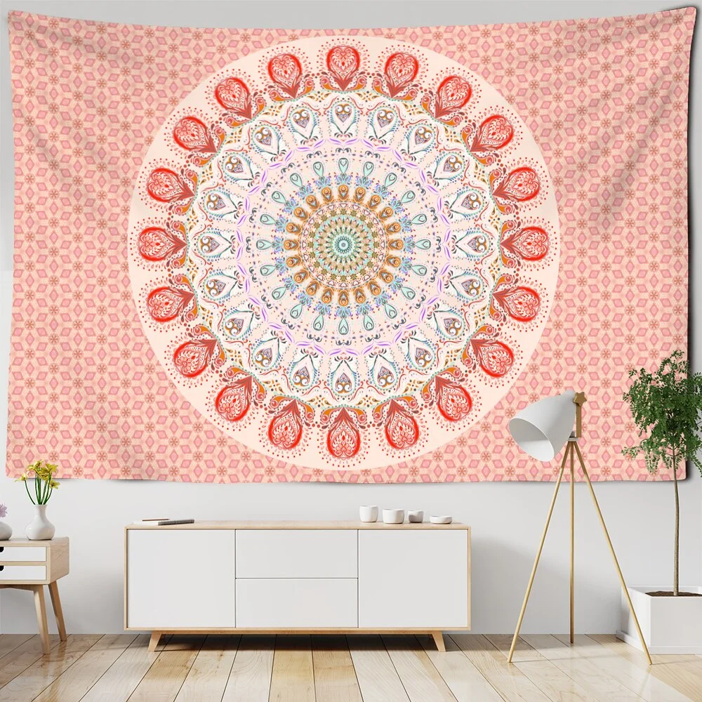 Indian Mandala Tapestry Wall Hanging Bohemian Hippie Witchcraft Psychedelic Travel Mattress Blanket Home Decor