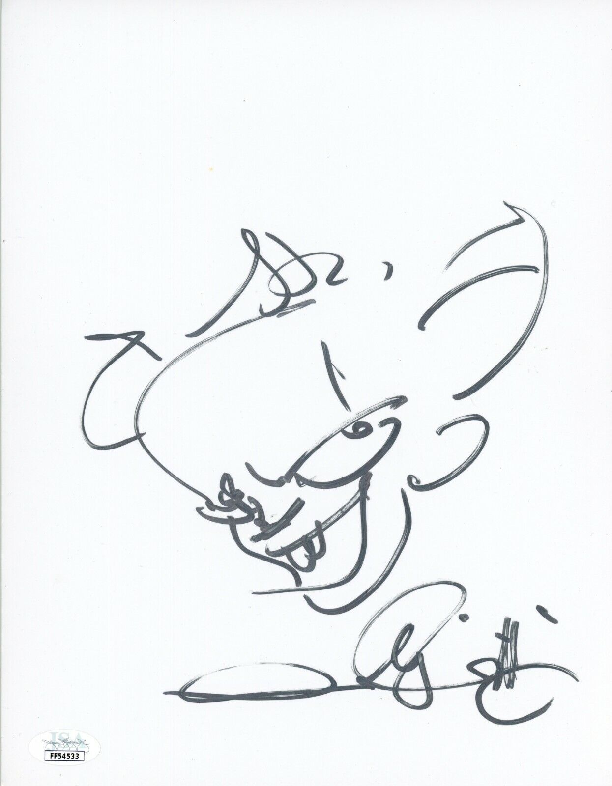 ANDY MUSCHIETTI Authentic Hand-Signed SKETCHIT PENNYWISE