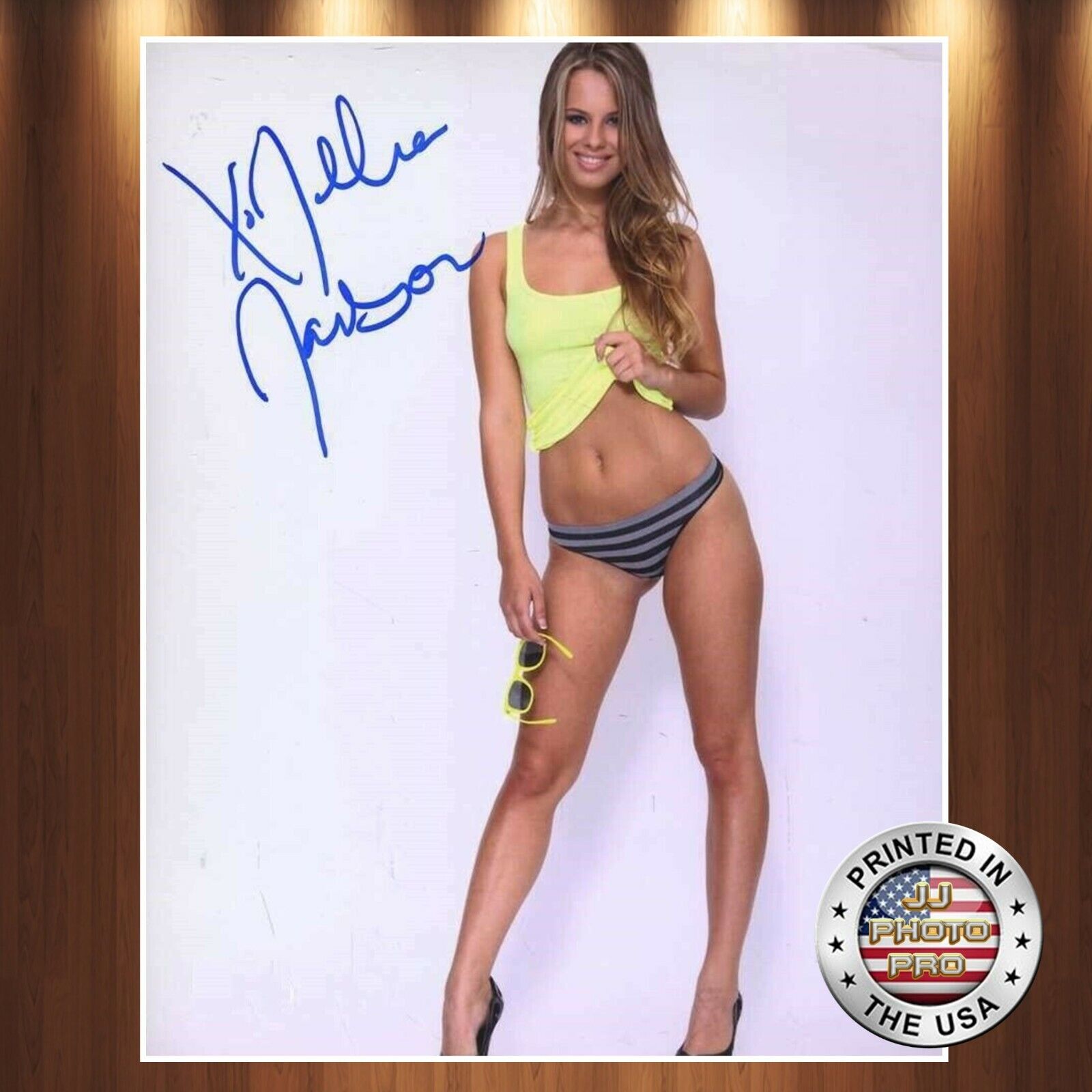 Jillian Janson Autographed Signed 8x10 Photo Poster painting (Model) REPRINT