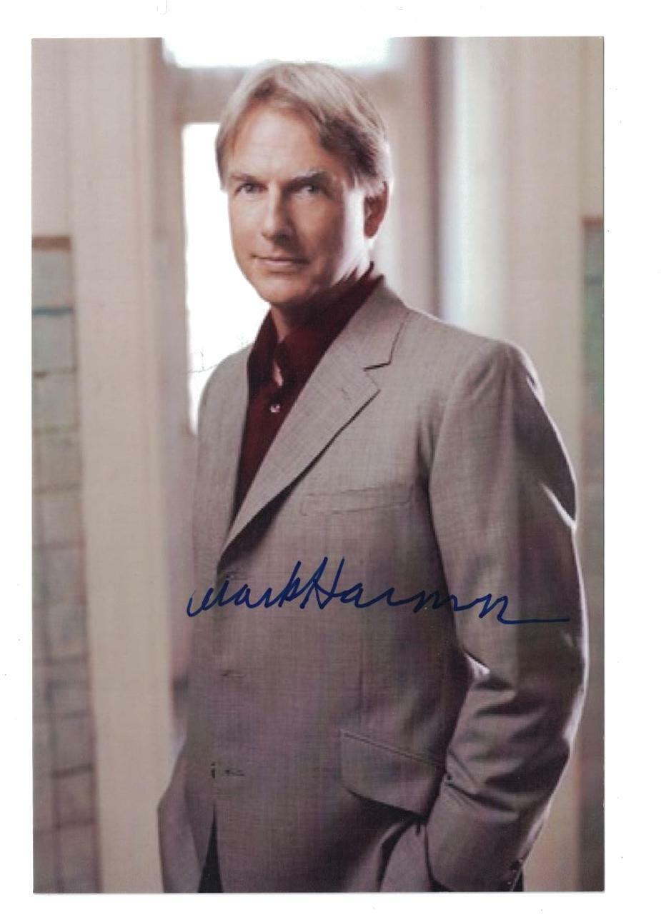 Mark Harmon Signed Autographed 4 x 6 Photo Poster painting Actor NCIS