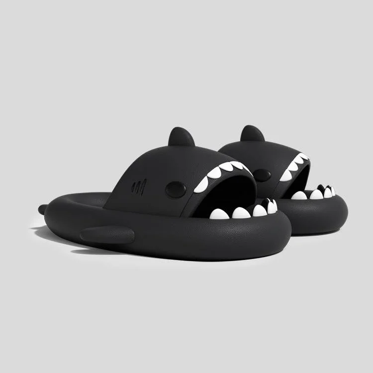 Premium Shark Slides - Super Soft, Comfy, Silent and Anti-slippery