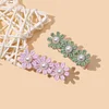 6PCS Lovely Pearls Handmade Knitting Flowers Hair Pins