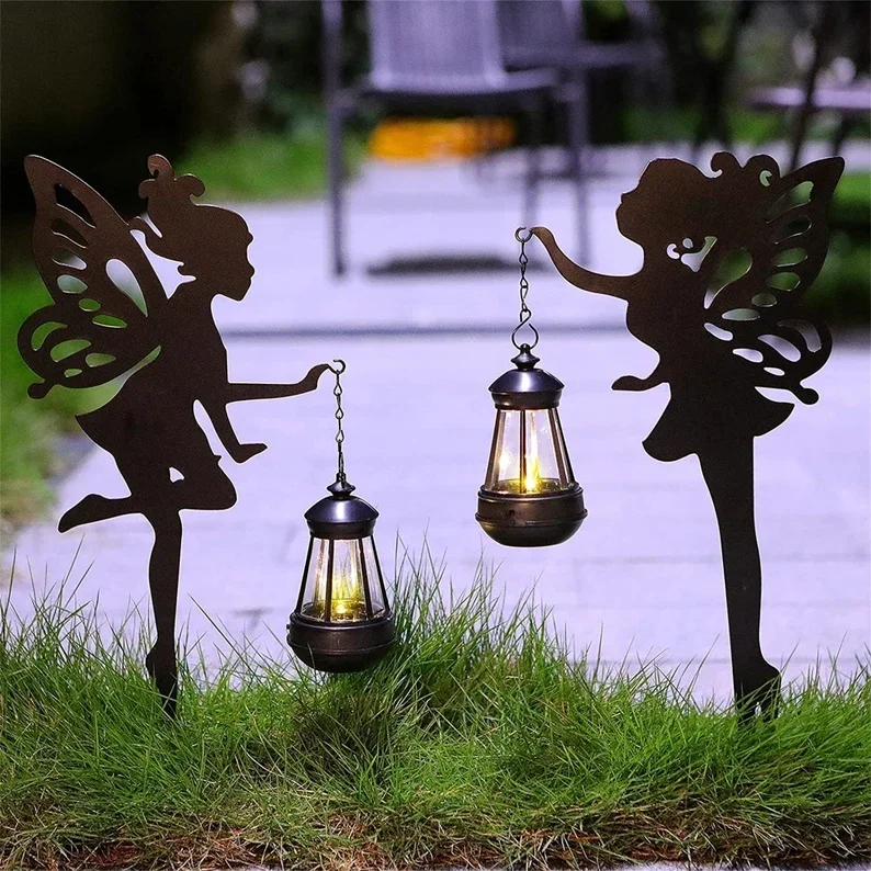 Garden Metal Fairy Solar Lights 