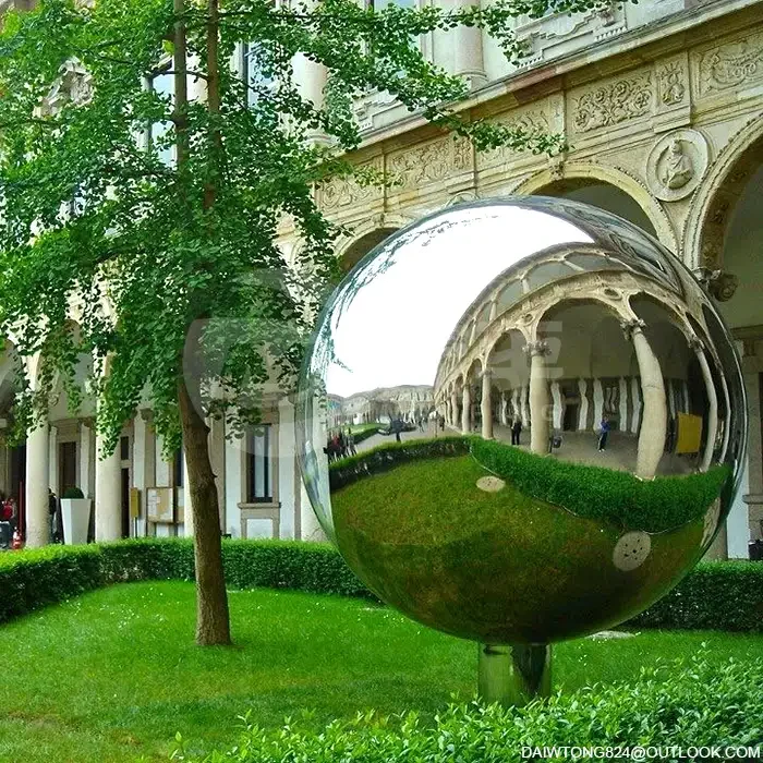 40 inch Large Stainless Steel Hollow Mirror sphere