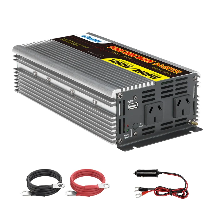 【Free shipping】【Ship from Auckland】GIANDEL Pure Sine Wave Inverter 1000W 12V to 240V