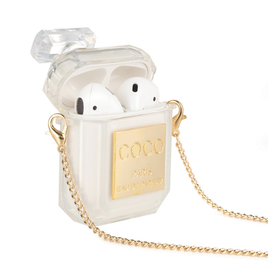 Cute Airpods 1 & 2 Perfume Bottle Case--[GUCCLV]