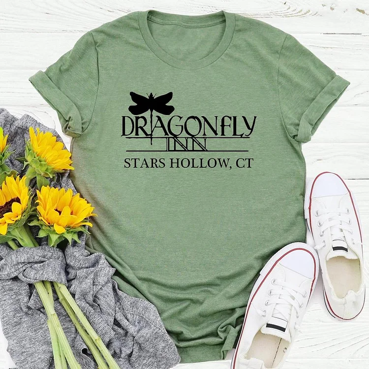 Dragonfly Inn T-shirt Tee-03814-Annaletters