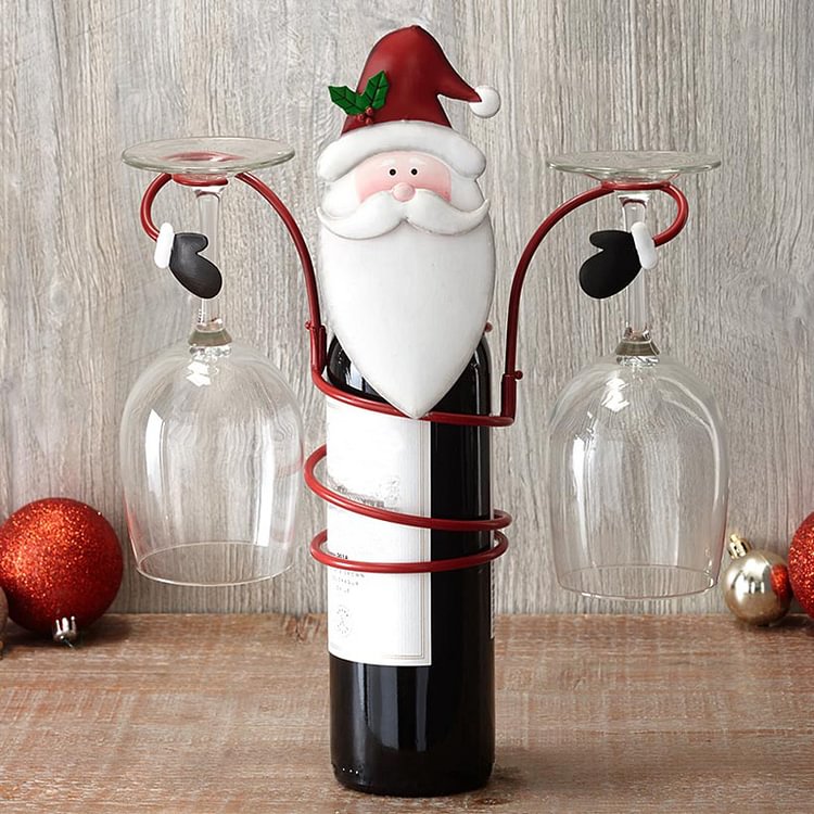 Luckstylish™ Xmas Wine Bottle & Glass Holders