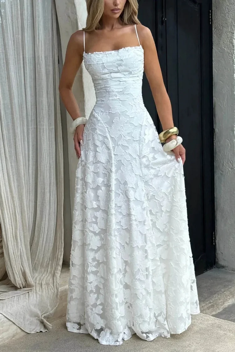 Jacquard Maxi Dress
