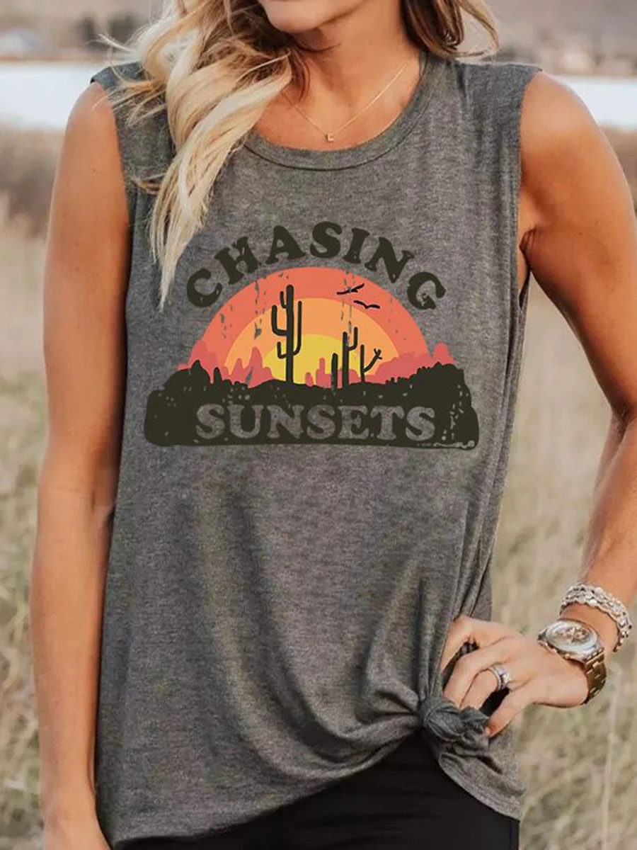 Chasing Sunsets Tank Top
