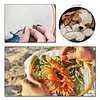 Border Collie Puppy-DIY Embroidery Kit with Pattern Cotton Threads Needles Hoop 29*29cm tapestrymarket