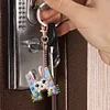(US Only)PET Double Sided Special Shaped Easter Alphabet DIY Diamond Painting Keychain