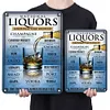 Liqueurs - Panneaux en &eacute;tain m&eacute;tallique(20*30cm/30*40cm)