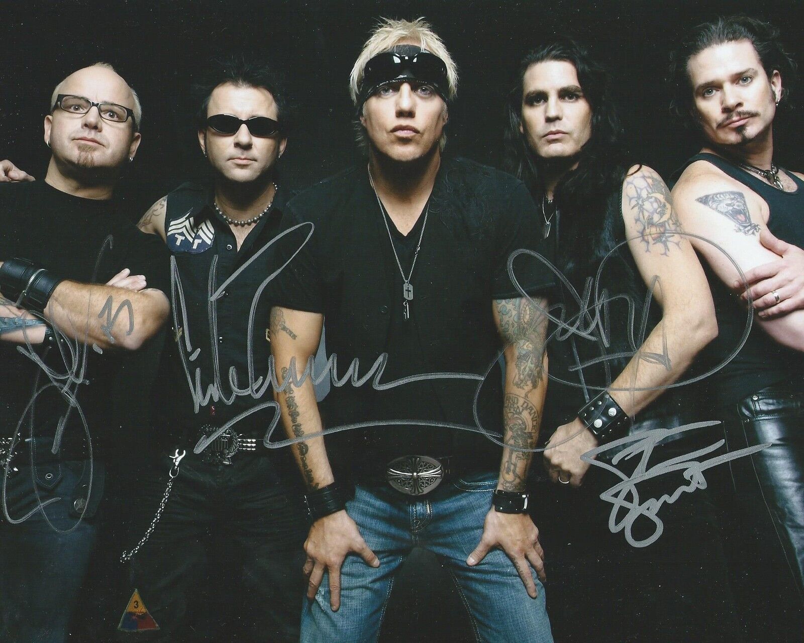 **GFA American Rock Hair Band *WARRANT* Signed 8x10 Photo Poster painting PROOF W4 COA**