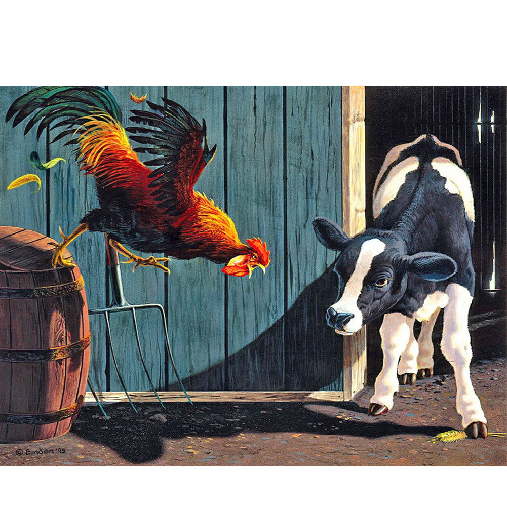 

Cow - Round Drill Diamond Painting - 40*30CM, 501 Original