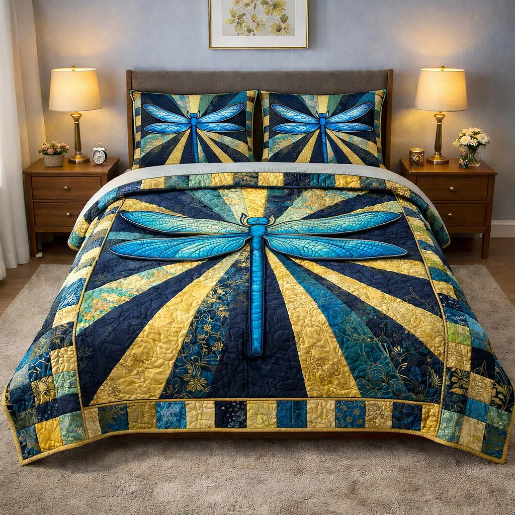 Mystic Wings 3-Piece Quilted Bedding Set GFTOTP17431
