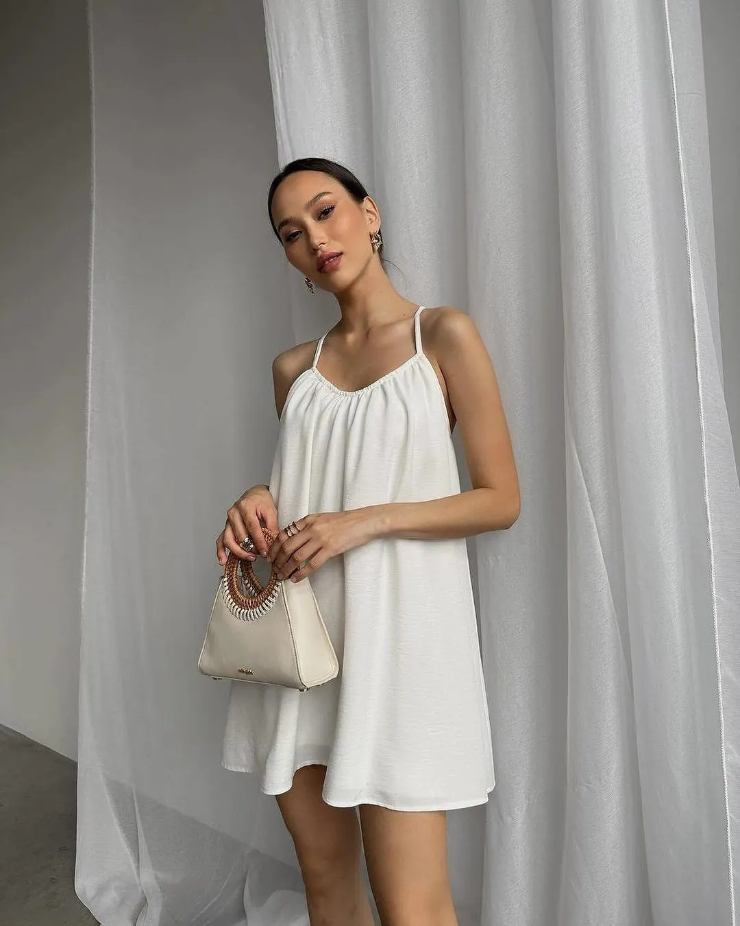 Nigikala Nigikala Women's Beach Dress Casually Bare Back Short Summer Sling Dress Women