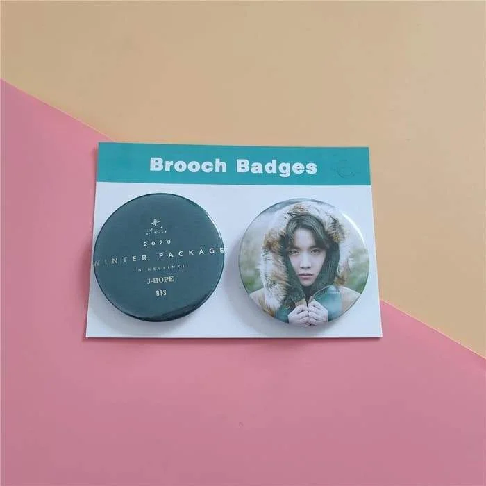 BTS 2020 Winter Package Brooch Badge