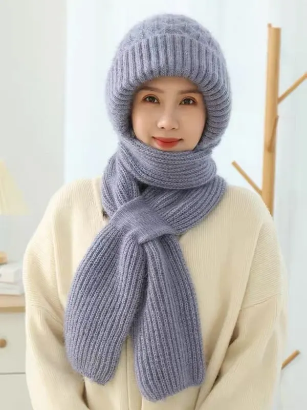 Hot Sale🔥Integrated Ear Protection Windproof Cap Scarf