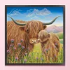 >SALE<Full Embroidery Eco-cotton Thread 14CT Counted Yak Cross Stitch Kit 40x40cm