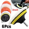 3/4/5 Inch Buffing Waxing Clean Polish Wool Buffer Drill Wheel Polisher Reusable
