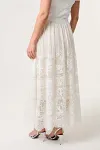 Sheer Lace Overlay, Eyelash Lace Apparel, Guangzhou High-End Factory, Romantic Wedding Guest Outfit, Custom Private Label Skirt