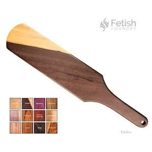 pornhint Pornhint The Frat | Hardwood BDSM Spanking Paddle | S&M, Impact Play, Punishment, Kink, Discipline | Fetish Foundry