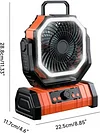 Camping Fan with LED Light