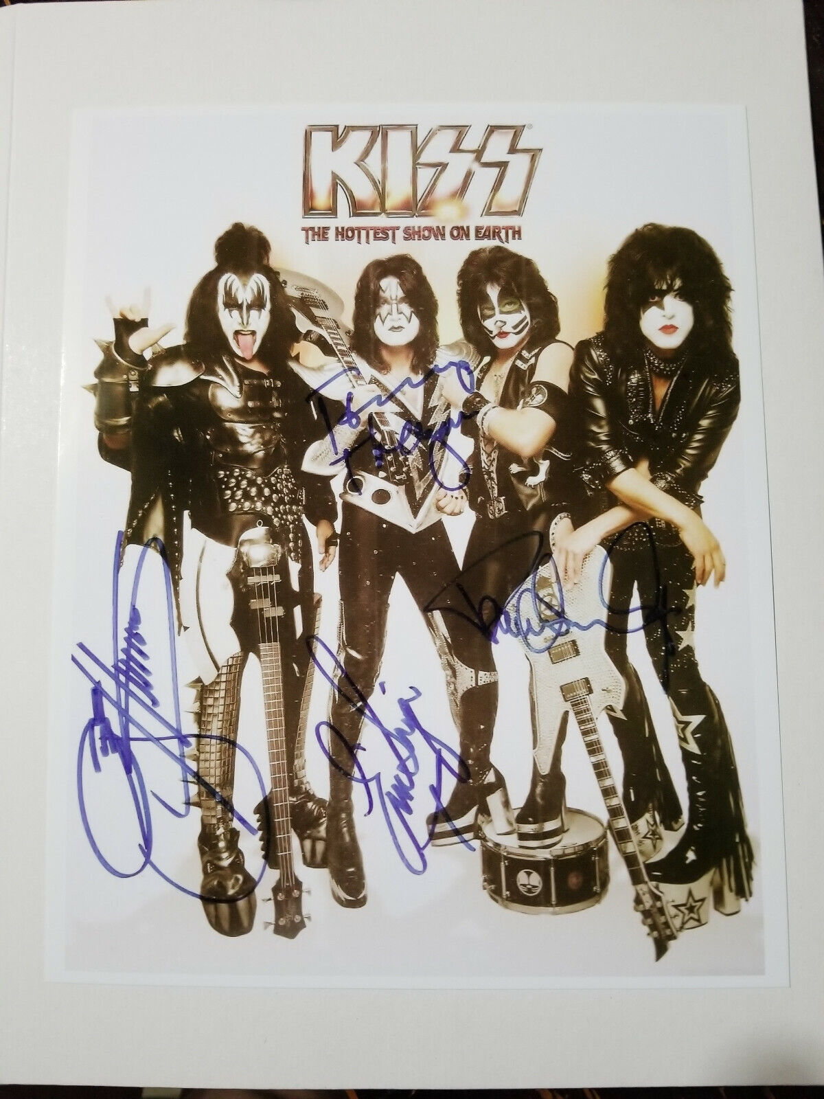 Kiss Band Signed 8x10 Photo Poster painting RP -  ShipN!!