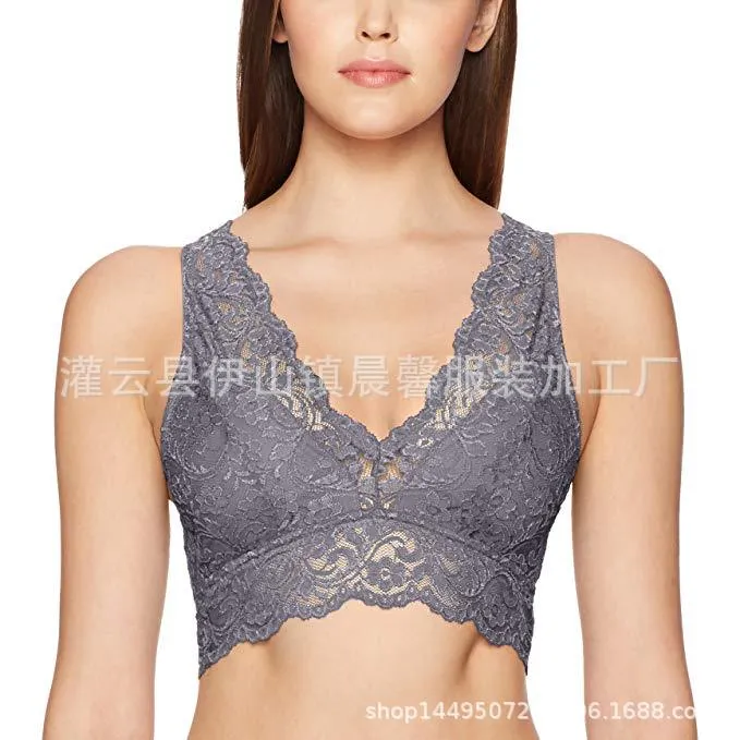 Churchf Direct Selling Slings Sexy Lace Bra No Steel Ring Multi-Colored Back Wrapped Chest Lingerie 9055