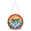 2Pcs DIY Diamond Painting Ornament with Clock Function Home Decor Art Craft