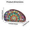 (US Local)Wood Mandala Diamond Painting Storage Rack Diamond Art Sundries Container