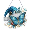 Diamond Painting Acrylic Christmas Butterfly Window Hanging Pendant for Home Decor