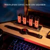 Nixie Tube Clock, RGB Creative Desktop Swing, Multi-function Digital Tube Clock, Electronic LED Light-emitting Tube Clock, Gift