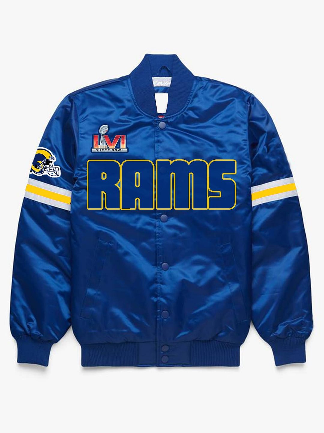 Los Angeles Rams Super Bowl 2022 Varsity Bomber Jacket