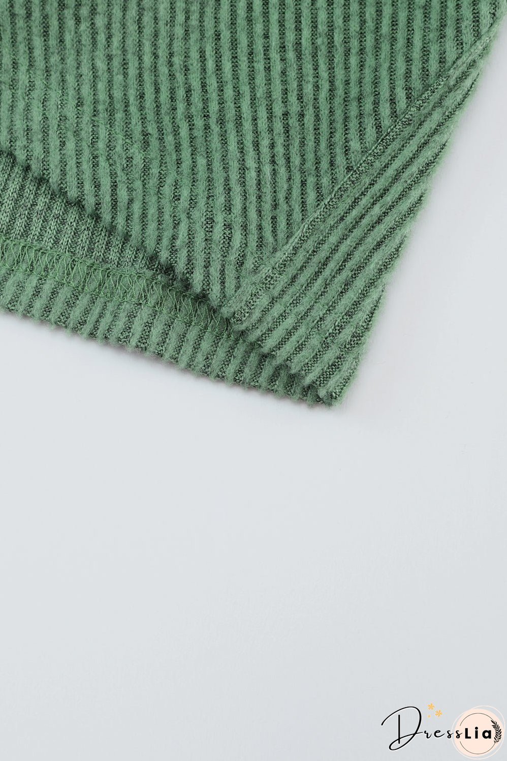 Green Knit Sweater - Long Sleeve
