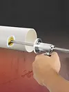 Inside PVC Pipe Cutter Adjustable with 1/4in Hex Shank for 1-1/2in- 8in PVC Pipe