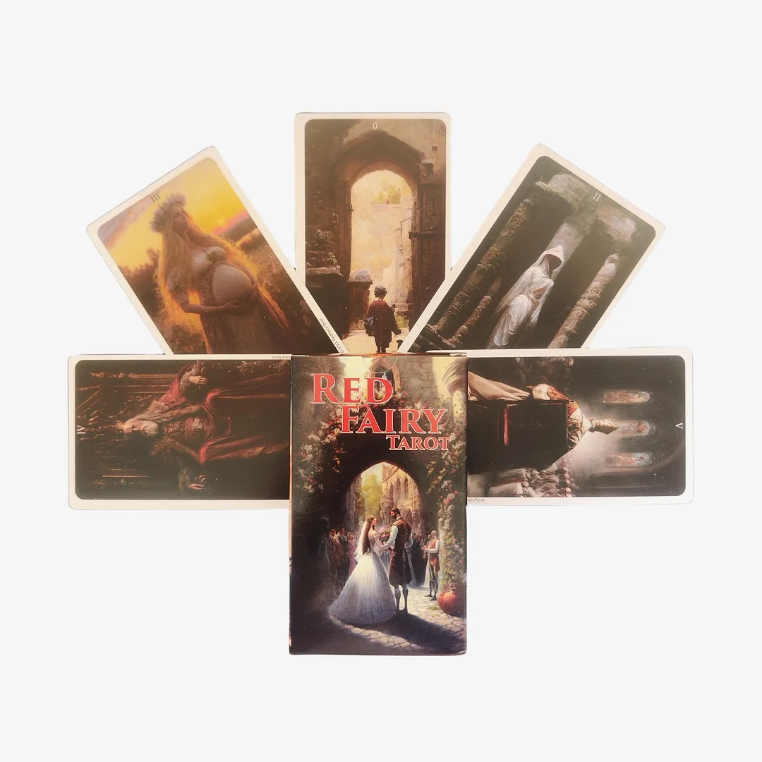 Red Fairy Tarot & Paper Guidebook