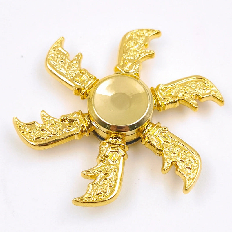 Creative Zinc Alloy Bronze Hand Spinner Finger Rotating Decompression Toy