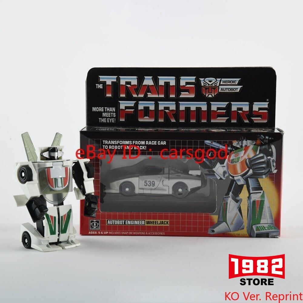 Transformers  AUTOBOT ENGINEER G1 Wheeljack KO facsimile action figure gift MISB