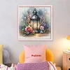 Flower Lanterns-11CT Stamped Cross Stitch 40*40cm/15.75*15.75in