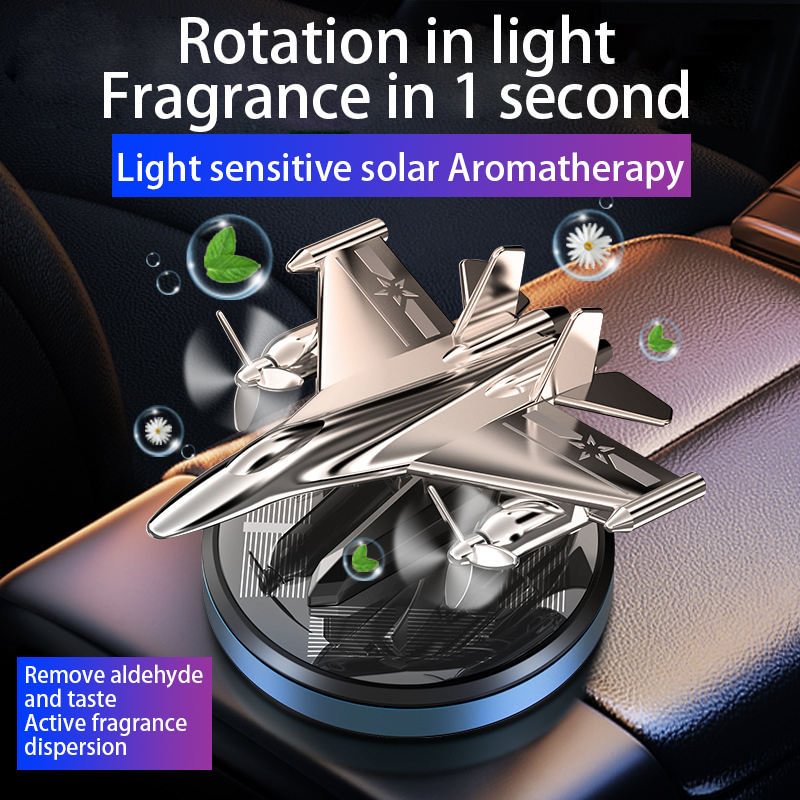 Solar Metal Car Air Freshener Kit