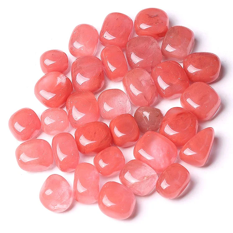 0.1kg Red Melting Crystal Cubes   tumbled stone