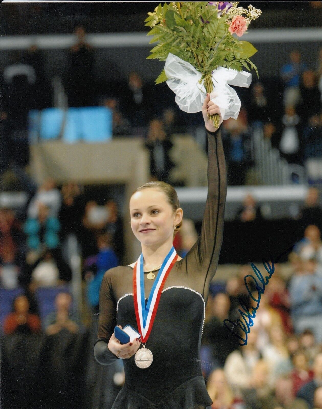 SASHA COHEN signed (USA OLYMPIC FIGURE SKATING) 8X10 *OLYMPICS* W/COA #1