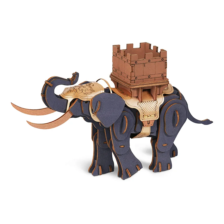 Rowood Warrior-Horse & Warrior-ELephant 3D Wooden Puzzle TWA01& TWA02 | Robotime Canada