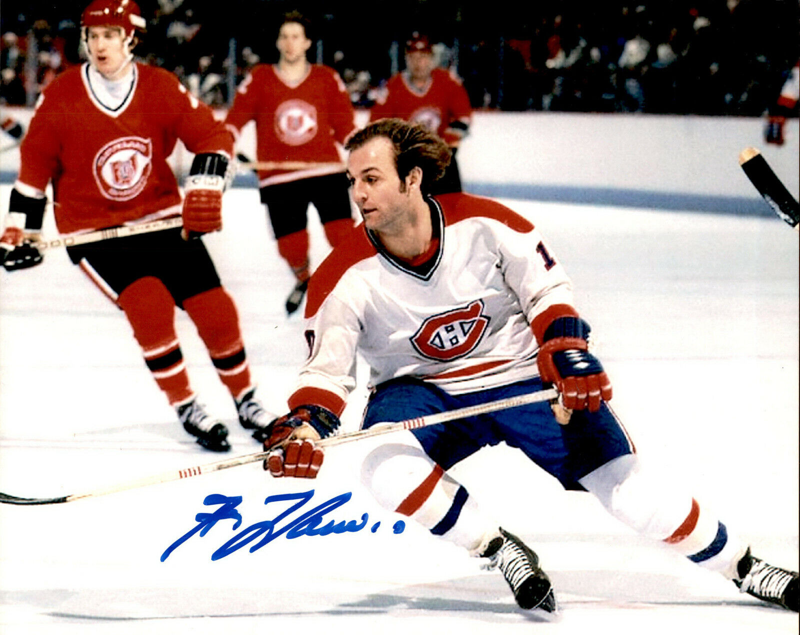 Guy Lafleur SIGNED autographed 8x10 Photo Poster painting MONTREAL CANADIENS #4