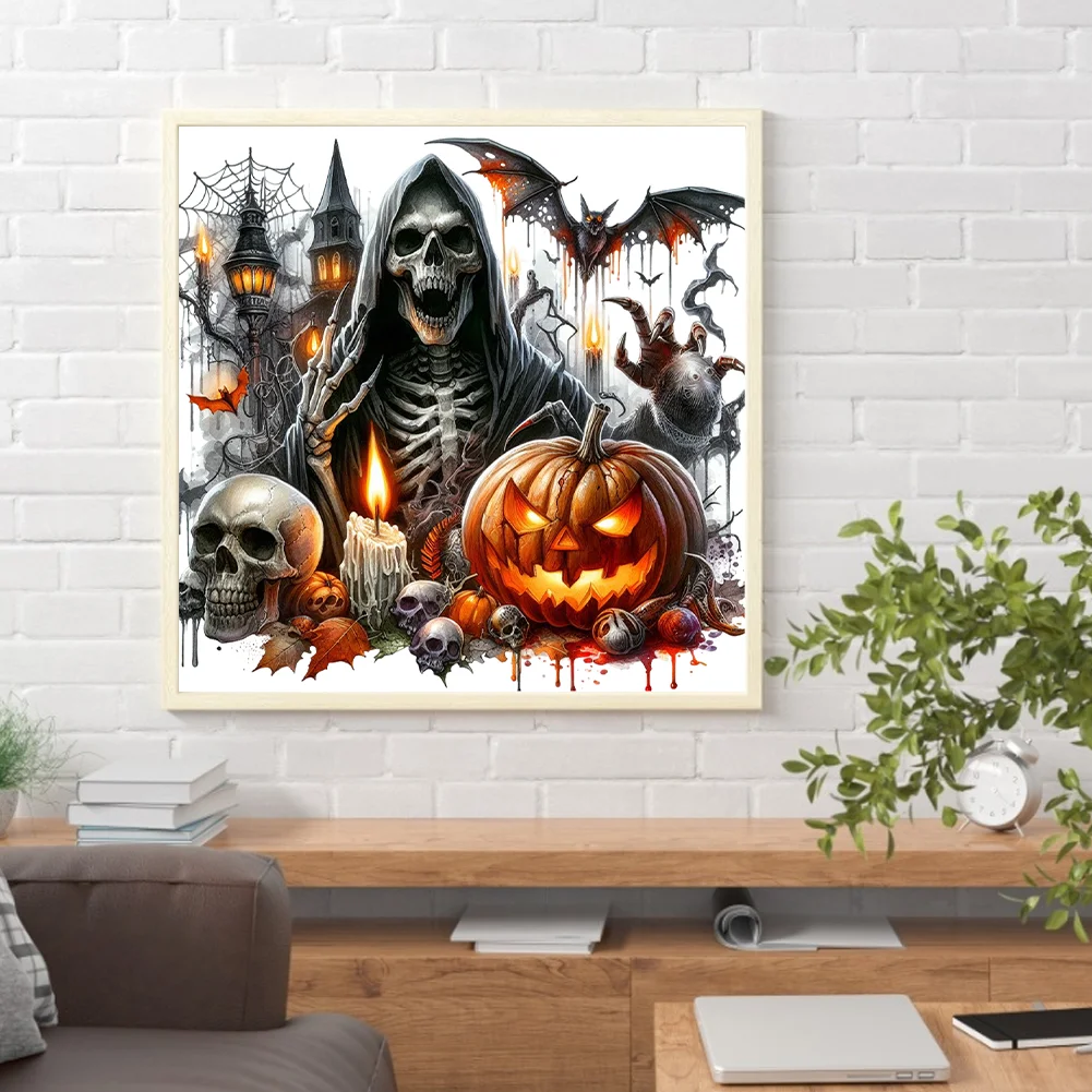 Diamond Painting - Full Round Drill - Halloween Horror Nights(Canvas|40*40cm)